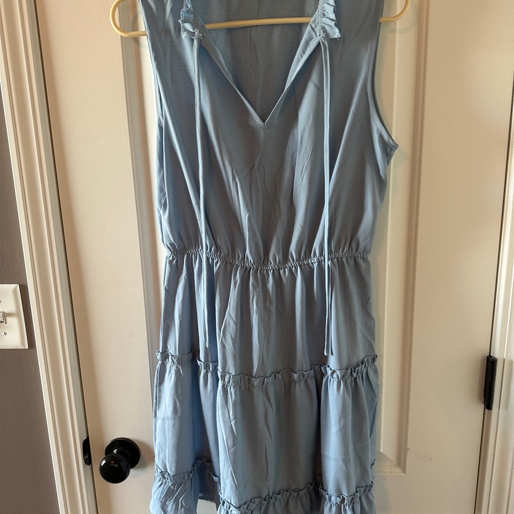 Light Blue Sleeveless Dress